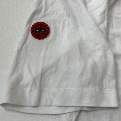 【中古品】【メンズ】 MONCLER モンクレール × SPIDER-MAN スパイダーマン 別注コラボ S/S T-SHIRT H20918C00005 8390T ショートスリーブ Tシャツ 半袖 トップス 141-260828-sa-02-tei サイズ：XL カラー：ホワイト 万代Net店