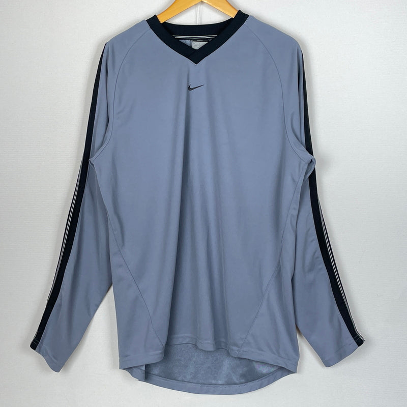 【中古品】【メンズ】 NIKE ナイキ 90's - 00's LAKERS CREW NECK SWEAT 90年 - 2000年 レイカーズ クルー ネック スウェット 長袖 トップス トレーナー 148-260901-sa-17-teih サイズ：RM カラー：グレー 万代Net店
