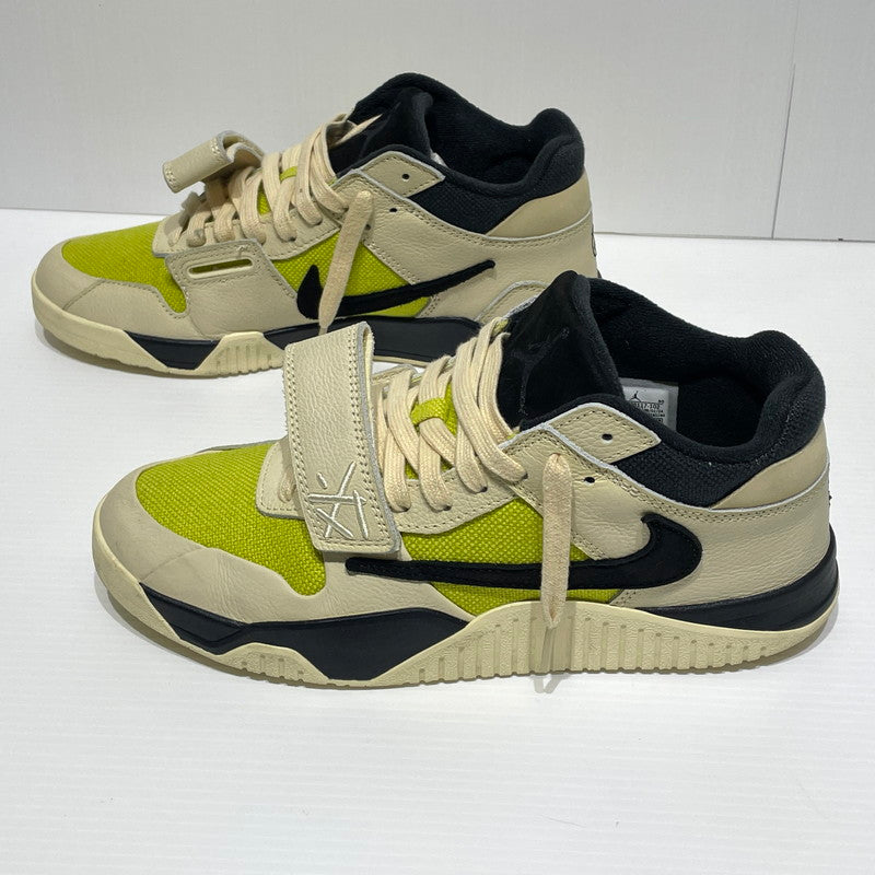 【中古品】【メンズ】 NIKE ナイキ × TRAVIS SCOTT トラヴィス スコット 別注 コラボ JORDAN JUMPMAN JACK TR CJ1 T-REXX BRIGHT CACTUS FZ8117-102 ジョーダン ジャンプマンジャック スニーカー 靴 160-260828-ko-02-tei サイズ：27cm カラー：ブライトカクタス 万代Net店