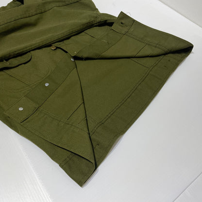 【現状渡し品】【メンズ】 Lee リー 70's TWILL TRUCKER JACKET 70年代 ツイル トラッカージャケット アウター ボタン裏刻印21 145-260902-ss-02-tei サイズ：不明 カラー：カーキ 万代Net店
