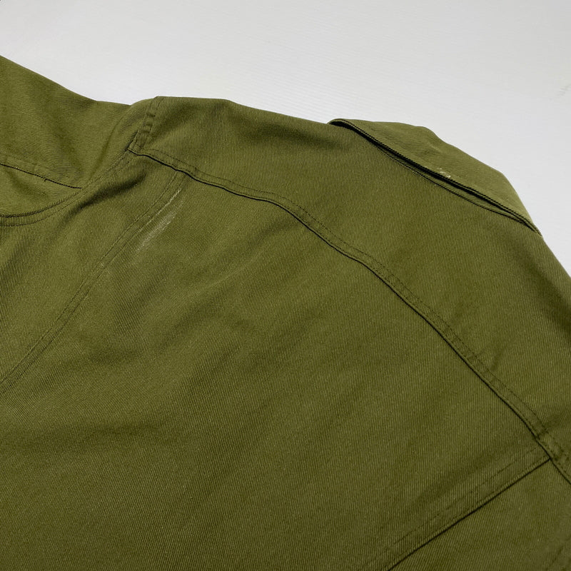 【現状渡し品】【メンズ】 Lee リー 70's TWILL TRUCKER JACKET 70年代 ツイル トラッカージャケット アウター ボタン裏刻印21 145-260902-ss-02-tei サイズ：不明 カラー：カーキ 万代Net店