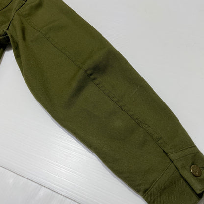 【現状渡し品】【メンズ】 Lee リー 70's TWILL TRUCKER JACKET 70年代 ツイル トラッカージャケット アウター ボタン裏刻印21 145-260902-ss-02-tei サイズ：不明 カラー：カーキ 万代Net店