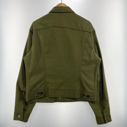 【現状渡し品】【メンズ】 Lee リー 70's TWILL TRUCKER JACKET 70年代 ツイル トラッカージャケット アウター ボタン裏刻印21 145-260902-ss-02-tei サイズ：不明 カラー：カーキ 万代Net店