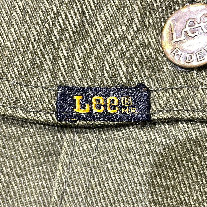 【現状渡し品】【メンズ】 Lee リー 70's TWILL TRUCKER JACKET 70年代 ツイル トラッカージャケット アウター ボタン裏刻印21 145-260902-ss-02-tei サイズ：不明 カラー：カーキ 万代Net店