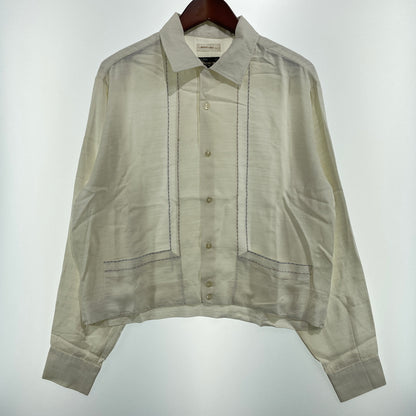 【中古品】【メンズ】 Sears Premiere Collection シアーズ プレミア コレクション 50's ROCKABILLY SHIRT JACKET 50年代 ロカビリー シャツ ジャケット アウター 145-260902-ss-01-tei サイズ：L カラー：ホワイト 万代Net店