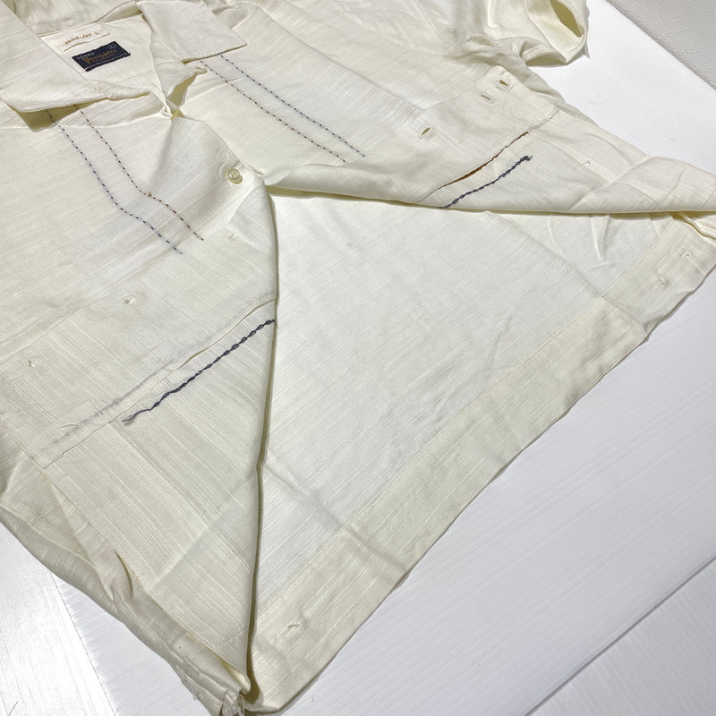 【中古品】【メンズ】 Sears Premiere Collection シアーズ プレミア コレクション 50's ROCKABILLY SHIRT JACKET 50年代 ロカビリー シャツ ジャケット アウター 145-260902-ss-01-tei サイズ：L カラー：ホワイト 万代Net店