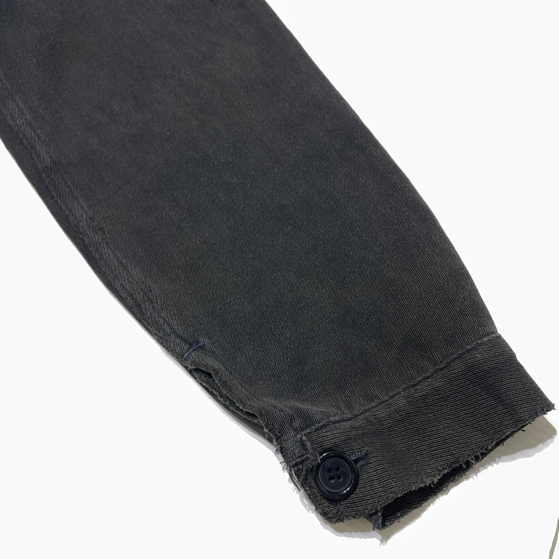 【現状渡し品】【メンズ】 CLEAN COVERALL SUPPLY クリーン カバーオール サプライ 50'S-60'S WHIPCORD ZIP UP JACKET ウィップコード ジップアップジャケット アウター 145-260902-ss-03-tei サイズ：M カラー：ブラック 万代Net店
