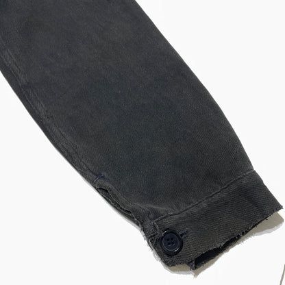 【現状渡し品】【メンズ】 CLEAN COVERALL SUPPLY クリーン カバーオール サプライ 50'S-60'S WHIPCORD ZIP UP JACKET ウィップコード ジップアップジャケット アウター 145-260902-ss-03-tei サイズ：M カラー：ブラック 万代Net店