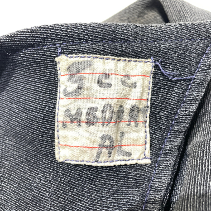 【現状渡し品】【メンズ】 CLEAN COVERALL SUPPLY クリーン カバーオール サプライ 50'S-60'S WHIPCORD ZIP UP JACKET ウィップコード ジップアップジャケット アウター 145-260902-ss-03-tei サイズ：M カラー：ブラック 万代Net店