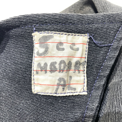 【現状渡し品】【メンズ】 CLEAN COVERALL SUPPLY クリーン カバーオール サプライ 50'S-60'S WHIPCORD ZIP UP JACKET ウィップコード ジップアップジャケット アウター 145-260902-ss-03-tei サイズ：M カラー：ブラック 万代Net店