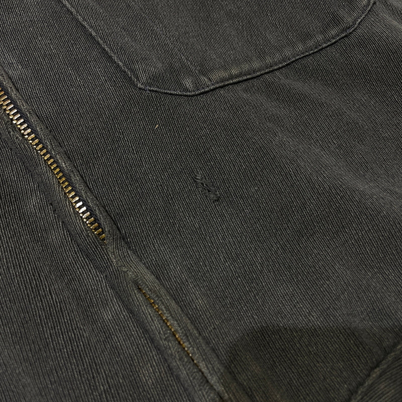 【現状渡し品】【メンズ】 CLEAN COVERALL SUPPLY クリーン カバーオール サプライ 50'S-60'S WHIPCORD ZIP UP JACKET ウィップコード ジップアップジャケット アウター 145-260902-ss-03-tei サイズ：M カラー：ブラック 万代Net店