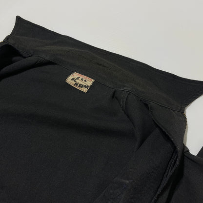 【現状渡し品】【メンズ】 CLEAN COVERALL SUPPLY クリーン カバーオール サプライ 50'S-60'S WHIPCORD ZIP UP JACKET ウィップコード ジップアップジャケット アウター 145-260902-ss-03-tei サイズ：M カラー：ブラック 万代Net店