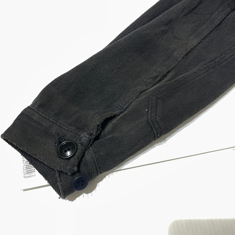 【現状渡し品】【メンズ】 CLEAN COVERALL SUPPLY クリーン カバーオール サプライ 50'S-60'S WHIPCORD ZIP UP JACKET ウィップコード ジップアップジャケット アウター 145-260902-ss-03-tei サイズ：M カラー：ブラック 万代Net店