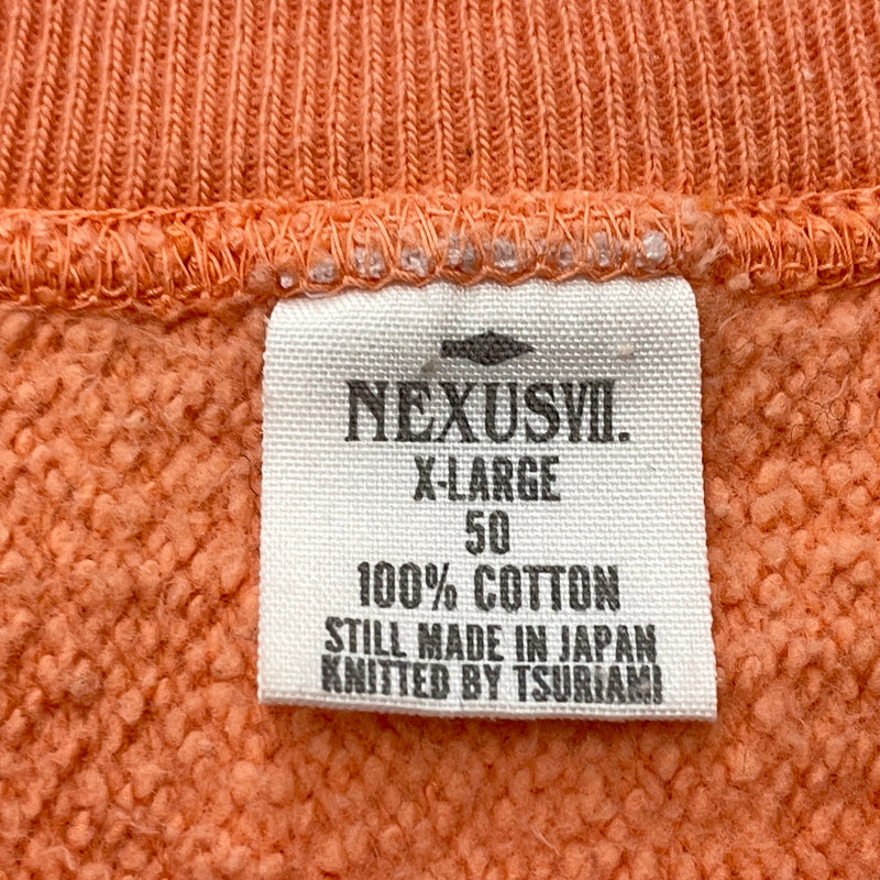 【中古品】【メンズ】 NEXUSVII. ネクサス セブン SCHRODER SWEAT RRA-NNK-C0B シュナイダー スウェット 長袖 トップス トレーナー 140-260902-sa-12-teih サイズ：XL カラー：ピンク 万代Net店