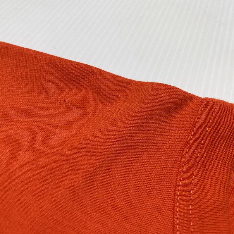 【中古品】【メンズ】 WTAPS ダブルタップス × CHAMPION チャンピオン 別注コラボ ACADEMY LS T-SHIRTS "ORANGE" 232HBCHD-CSM01S アカデミー ロングスリーブ Tシャツ 長袖 トップス 142-260831-yo-05-tei サイズ：XL カラー：オレンジ 万代Net店