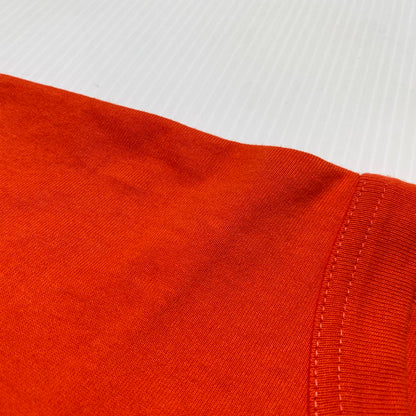 【中古品】【メンズ】 WTAPS ダブルタップス × CHAMPION チャンピオン 別注コラボ ACADEMY LS T-SHIRTS "ORANGE" 232HBCHD-CSM01S アカデミー ロングスリーブ Tシャツ 長袖 トップス 142-260831-yo-05-tei サイズ：XL カラー：オレンジ 万代Net店