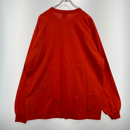 【中古品】【メンズ】 WTAPS ダブルタップス × CHAMPION チャンピオン 別注コラボ ACADEMY LS T-SHIRTS "ORANGE" 232HBCHD-CSM01S アカデミー ロングスリーブ Tシャツ 長袖 トップス 142-260831-yo-05-tei サイズ：XL カラー：オレンジ 万代Net店