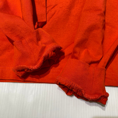 【中古品】【メンズ】 WTAPS ダブルタップス × CHAMPION チャンピオン 別注コラボ ACADEMY LS T-SHIRTS "ORANGE" 232HBCHD-CSM01S アカデミー ロングスリーブ Tシャツ 長袖 トップス 142-260831-yo-05-tei サイズ：XL カラー：オレンジ 万代Net店