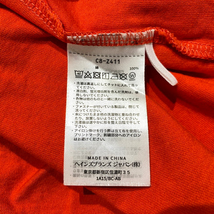 【中古品】【メンズ】 WTAPS ダブルタップス × CHAMPION チャンピオン 別注コラボ ACADEMY LS T-SHIRTS "ORANGE" 232HBCHD-CSM01S アカデミー ロングスリーブ Tシャツ 長袖 トップス 142-260831-yo-05-tei サイズ：XL カラー：オレンジ 万代Net店