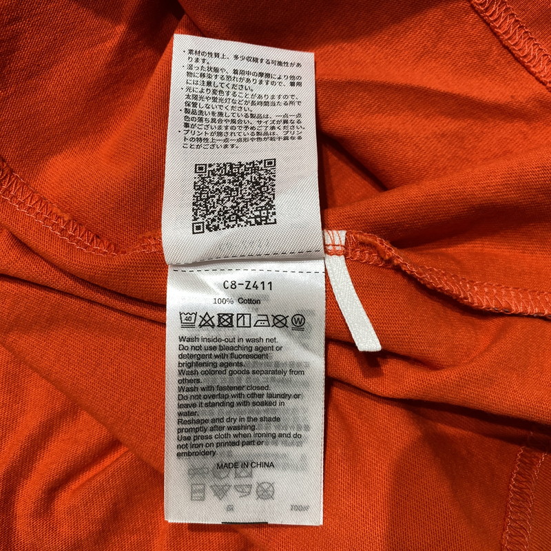 【中古品】【メンズ】 WTAPS ダブルタップス × CHAMPION チャンピオン 別注コラボ ACADEMY LS T-SHIRTS "ORANGE" 232HBCHD-CSM01S アカデミー ロングスリーブ Tシャツ 長袖 トップス 142-260831-yo-05-tei サイズ：XL カラー：オレンジ 万代Net店