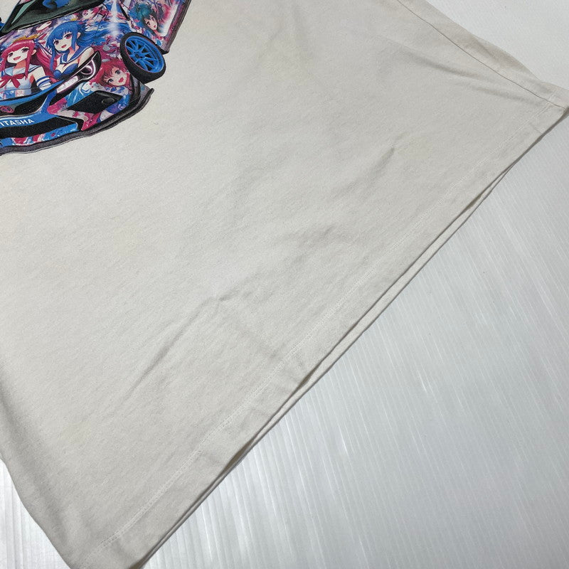 【中古品】【メンズ】 doublet ダブレット 25SS ITASHA PRINT L/S T-SHIRT 25SS81WM22 イタシャ プリント ロングスリーブTシャツ トップス 140-260905-ss-02-teih サイズ：XL カラー：ホワイト 万代Net店