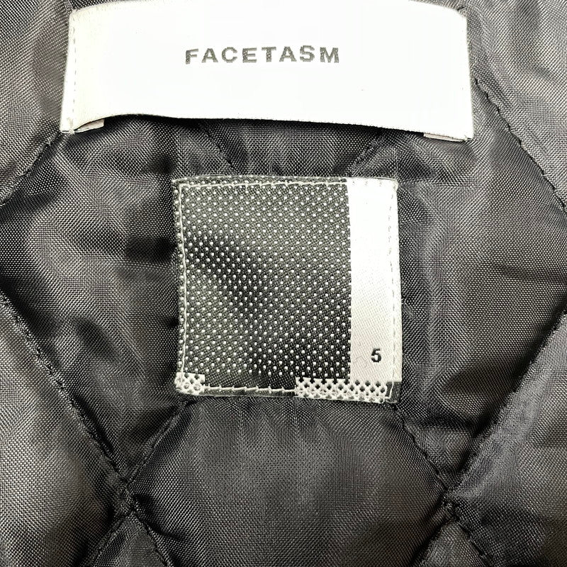 【中古品】【メンズ】 FACETASM ファセッタズム PATCHED STADIUM JACKET KR-JK-M02 パッチド スタジアム ジャケット アウター スタジャン 140-260905-ss-08-teih サイズ：5 カラー：ブラック 万代Net店