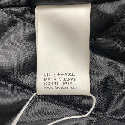 【中古品】【メンズ】 FACETASM ファセッタズム PATCHED STADIUM JACKET KR-JK-M02 パッチド スタジアム ジャケット アウター スタジャン 140-260905-ss-08-teih サイズ：5 カラー：ブラック 万代Net店