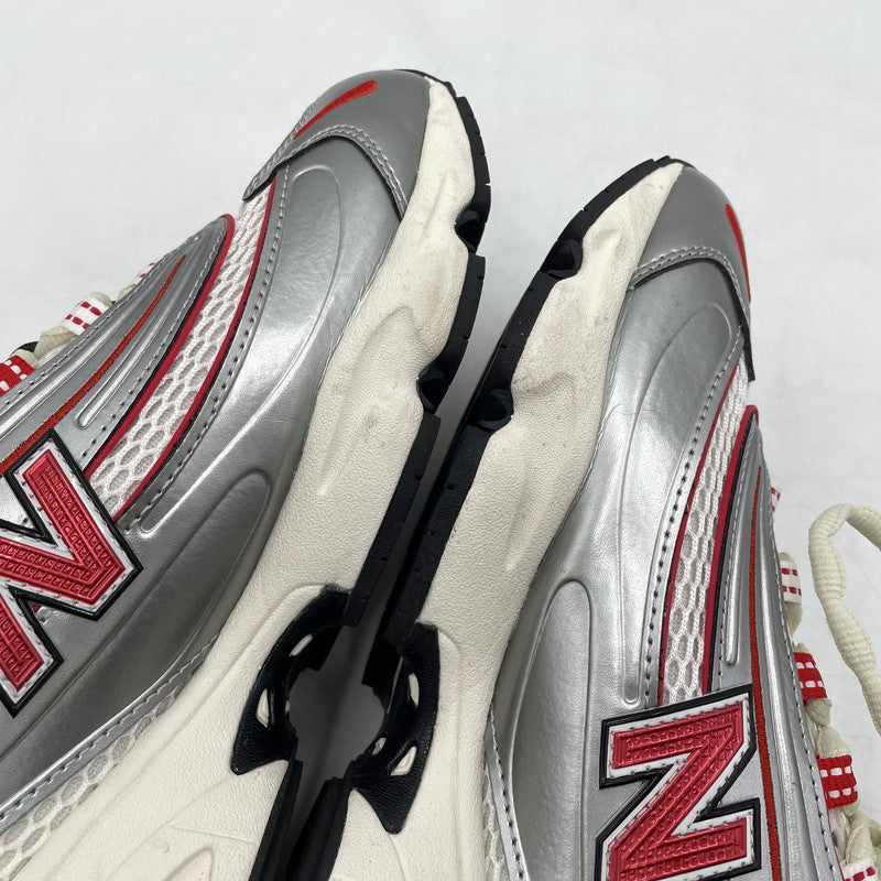 【中古品】【メンズ】 THISISNEVERTHAT ディスイズネバーザット × NEW BALANCE ニューバランス 別注コラボ "SILVER VALIANT POPPY" M1000TI シルバー ヴァリアントポピー スニーカー 靴 162-260904-yo-07-teih サイズ：28cm カラー：オレンジシルバー 万代Net店