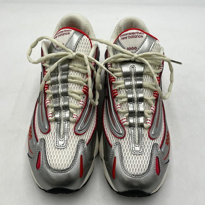 【中古品】【メンズ】 THISISNEVERTHAT ディスイズネバーザット × NEW BALANCE ニューバランス 別注コラボ "SILVER VALIANT POPPY" M1000TI シルバー ヴァリアントポピー スニーカー 靴 162-260904-yo-07-teih サイズ：28cm カラー：オレンジシルバー 万代Net店