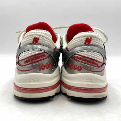 【中古品】【メンズ】 THISISNEVERTHAT ディスイズネバーザット × NEW BALANCE ニューバランス 別注コラボ "SILVER VALIANT POPPY" M1000TI シルバー ヴァリアントポピー スニーカー 靴 162-260904-yo-07-teih サイズ：28cm カラー：オレンジシルバー 万代Net店