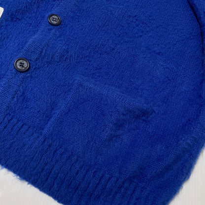 【中古品】【メンズ】 WTAPS ダブルタップス 24AW PALMER SWEATER ACRYLIC 242MADT-KNM02 セーター アクリル 長袖 カーディガン 142-260831-yo-07-tei サイズ：02 カラー：ブルー 万代Net店