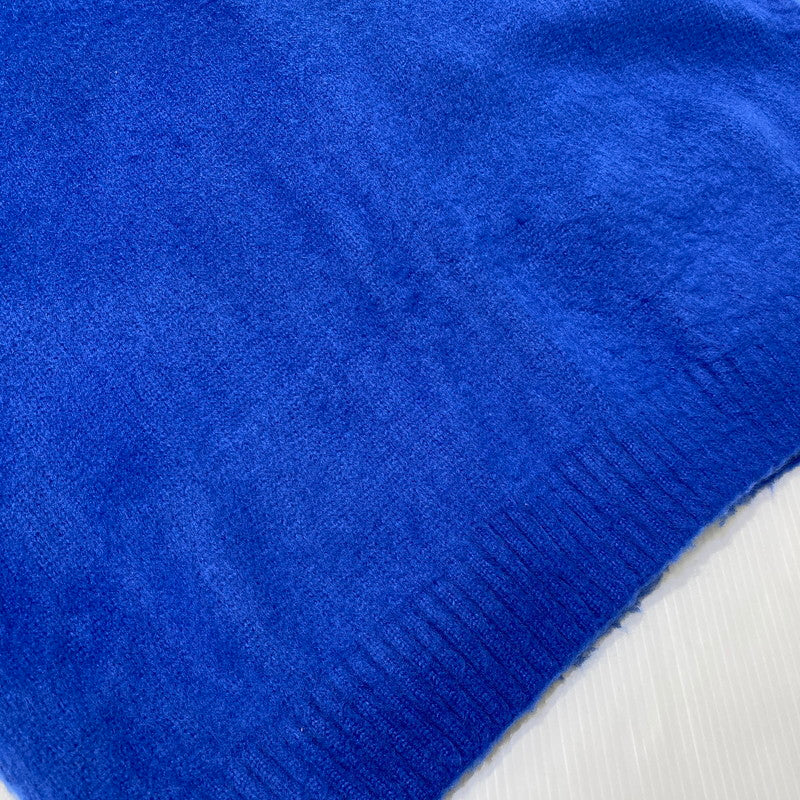 【中古品】【メンズ】 WTAPS ダブルタップス 24AW PALMER SWEATER ACRYLIC 242MADT-KNM02 セーター アクリル 長袖 カーディガン 142-260831-yo-07-tei サイズ：02 カラー：ブルー 万代Net店