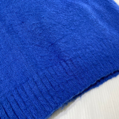 【中古品】【メンズ】 WTAPS ダブルタップス 24AW PALMER SWEATER ACRYLIC 242MADT-KNM02 セーター アクリル 長袖 カーディガン 142-260831-yo-07-tei サイズ：02 カラー：ブルー 万代Net店