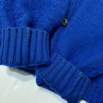 【中古品】【メンズ】 WTAPS ダブルタップス 24AW PALMER SWEATER ACRYLIC 242MADT-KNM02 セーター アクリル 長袖 カーディガン 142-260831-yo-07-tei サイズ：02 カラー：ブルー 万代Net店
