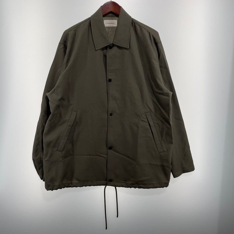 【中古品】【メンズ】 MARKAWARE マーカウェア ORGANIC WOOL HONEYCOMB COACH JACKET A24A-12BL01C オーガニックウール ハニカム コーチジャケット アウター 140-260905-ss-04-teih サイズ：2 カラー：カーキ 万代Net店