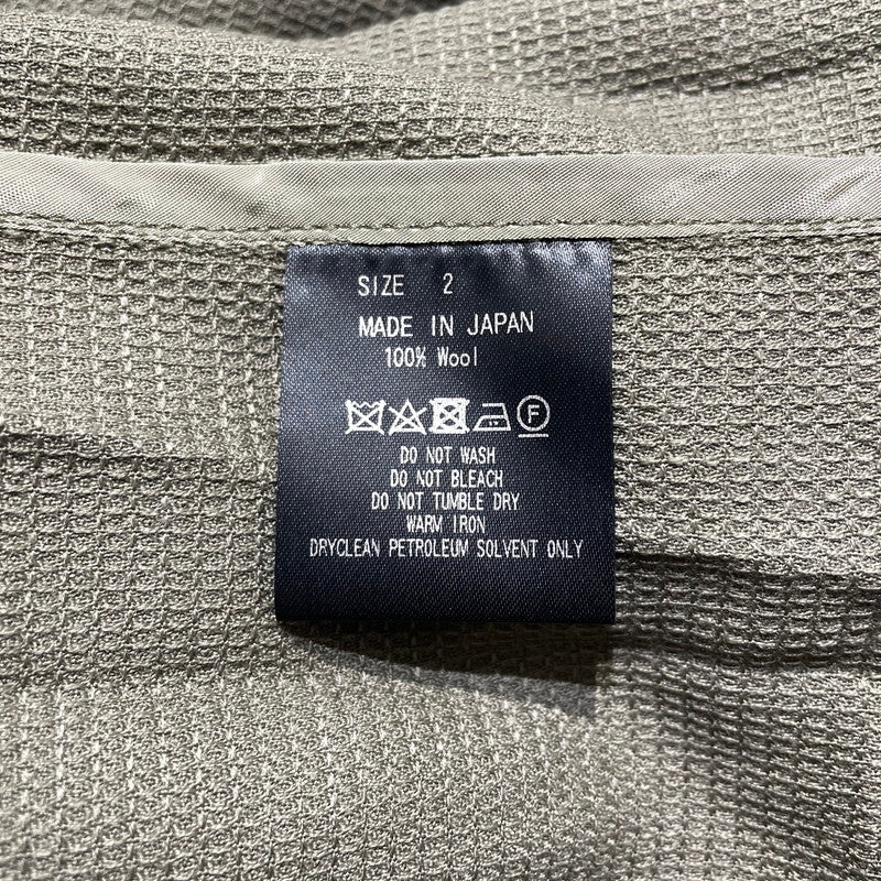 【中古品】【メンズ】 MARKAWARE マーカウェア ORGANIC WOOL HONEYCOMB COACH JACKET A24A-12BL01C オーガニックウール ハニカム コーチジャケット アウター 140-260905-ss-04-teih サイズ：2 カラー：カーキ 万代Net店