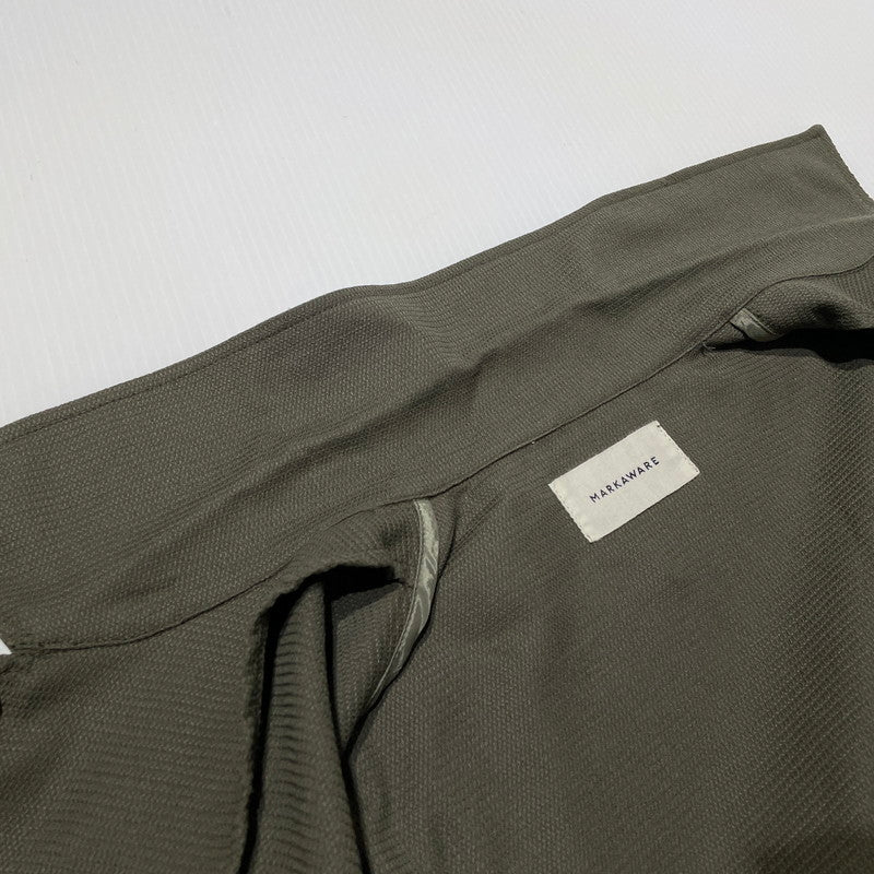 【中古品】【メンズ】 MARKAWARE マーカウェア ORGANIC WOOL HONEYCOMB COACH JACKET A24A-12BL01C オーガニックウール ハニカム コーチジャケット アウター 140-260905-ss-04-teih サイズ：2 カラー：カーキ 万代Net店