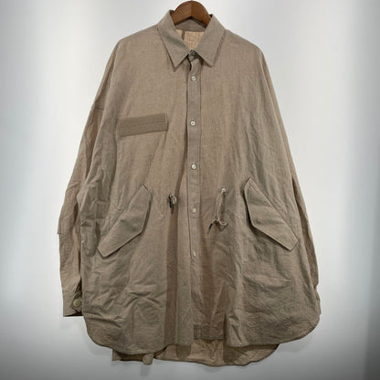 【中古品】【メンズ】 FUMITO GANRYU フミト ガンリュウ M-51 LINEN SHIRT JK MADE IN JAPAN FU12－B1－05 リネンシャツ ジャケット アウター 日本製 140-260905-ss-05-teih サイズ：2 カラー：ベージュ 万代Net店