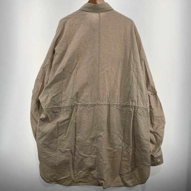 【中古品】【メンズ】 FUMITO GANRYU フミト ガンリュウ M-51 LINEN SHIRT JK MADE IN JAPAN FU12－B1－05 リネンシャツ ジャケット アウター 日本製 140-260905-ss-05-teih サイズ：2 カラー：ベージュ 万代Net店