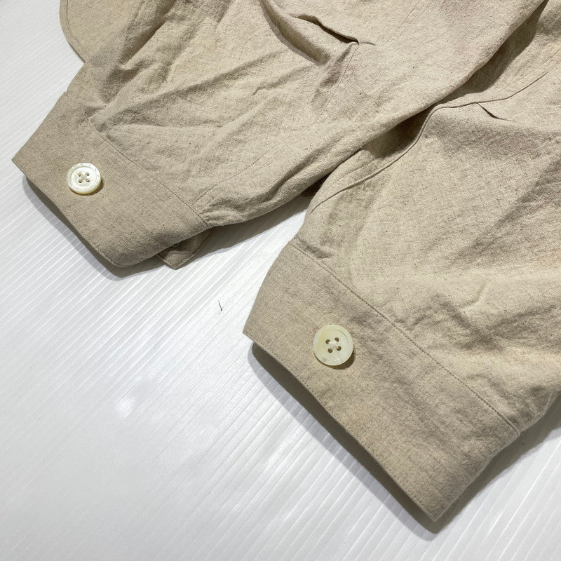 【中古品】【メンズ】 FUMITO GANRYU フミト ガンリュウ M-51 LINEN SHIRT JK MADE IN JAPAN FU12－B1－05 リネンシャツ ジャケット アウター 日本製 140-260905-ss-05-teih サイズ：2 カラー：ベージュ 万代Net店