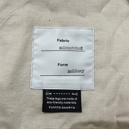 【中古品】【メンズ】 FUMITO GANRYU フミト ガンリュウ M-51 LINEN SHIRT JK MADE IN JAPAN FU12－B1－05 リネンシャツ ジャケット アウター 日本製 140-260905-ss-05-teih サイズ：2 カラー：ベージュ 万代Net店