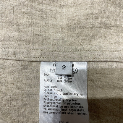 【中古品】【メンズ】 FUMITO GANRYU フミト ガンリュウ M-51 LINEN SHIRT JK MADE IN JAPAN FU12－B1－05 リネンシャツ ジャケット アウター 日本製 140-260905-ss-05-teih サイズ：2 カラー：ベージュ 万代Net店