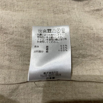 【中古品】【メンズ】 FUMITO GANRYU フミト ガンリュウ M-51 LINEN SHIRT JK MADE IN JAPAN FU12－B1－05 リネンシャツ ジャケット アウター 日本製 140-260905-ss-05-teih サイズ：2 カラー：ベージュ 万代Net店