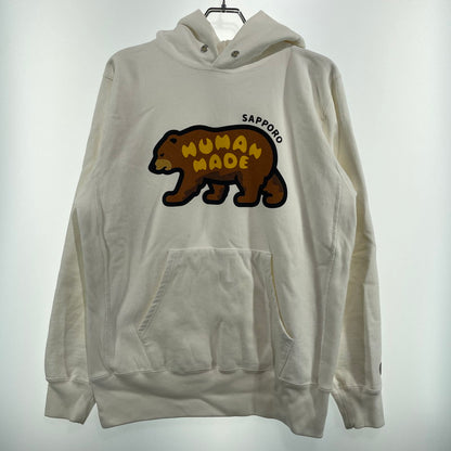 【中古品】【メンズ】 HUMAN MADE ヒューマンメイド SAPPORO ANIMAL HOODIE HM30CS062 サッポロ アニマル フーディー トップス プルオーバーパーカー 142-260905-ss-03-teih サイズ：L カラー：ホワイト 万代Net店