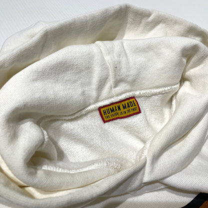 【中古品】【メンズ】 HUMAN MADE ヒューマンメイド SAPPORO ANIMAL HOODIE HM30CS062 サッポロ アニマル フーディー トップス プルオーバーパーカー 142-260905-ss-03-teih サイズ：L カラー：ホワイト 万代Net店
