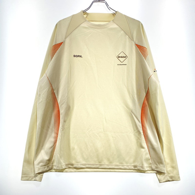 【中古品】【メンズ】 FCRB エフシーアールビー AUTHENTIC GAME SHIRT FCRB-25003 オーセンティック ゲーム シャツ 長袖 トップス 142-260831-yo-04-tei サイズ：L カラー：オフホワイト 万代Net店