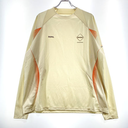 【中古品】【メンズ】 FCRB エフシーアールビー AUTHENTIC GAME SHIRT FCRB-25003 オーセンティック ゲーム シャツ 長袖 トップス 142-260831-yo-04-tei サイズ：L カラー：オフホワイト 万代Net店