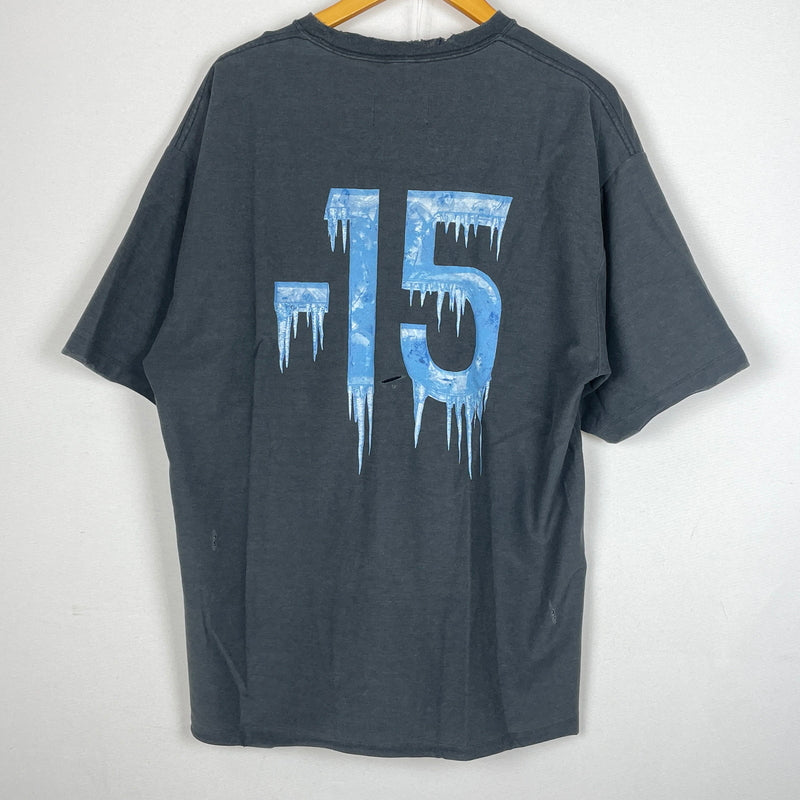 【中古品】【メンズ】 DOUBLET ダブレット ULTRA FREEZER REGULAR FIT T-SHIRT ウルトラ フリーザ－ レギュラー フィット Tシャツ 半袖 トップス 140-260902-sa-11-teih サイズ：M カラー：グレー 万代Net店