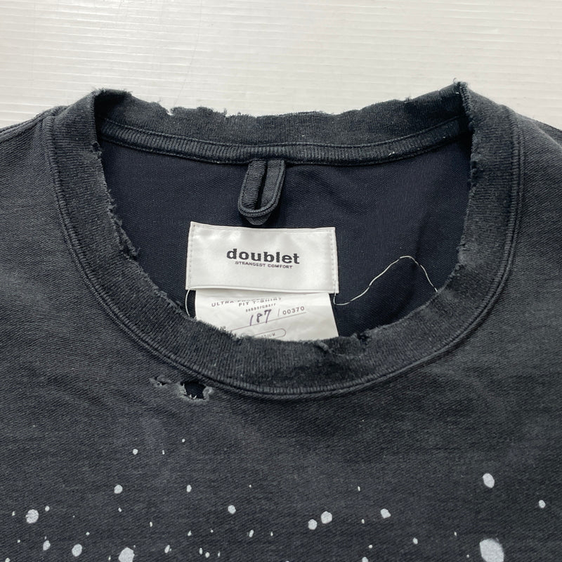 【中古品】【メンズ】 DOUBLET ダブレット ULTRA FREEZER REGULAR FIT T-SHIRT ウルトラ フリーザ－ レギュラー フィット Tシャツ 半袖 トップス 140-260902-sa-11-teih サイズ：M カラー：グレー 万代Net店