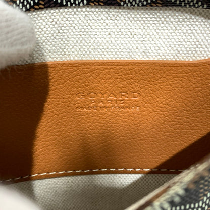 【中古品】【メンズ/レディース】 GOYARD ゴヤール プリュメポーチウォレット カバン ポシェット ショルダーバッグ ハンドバッグ 180-260830-ko-05-tei カラー：ブラック×タン 万代Net店